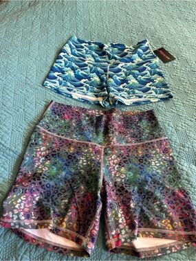 Women’s Multicolor Leopard Print Bike Shorts - Brand: Peachy